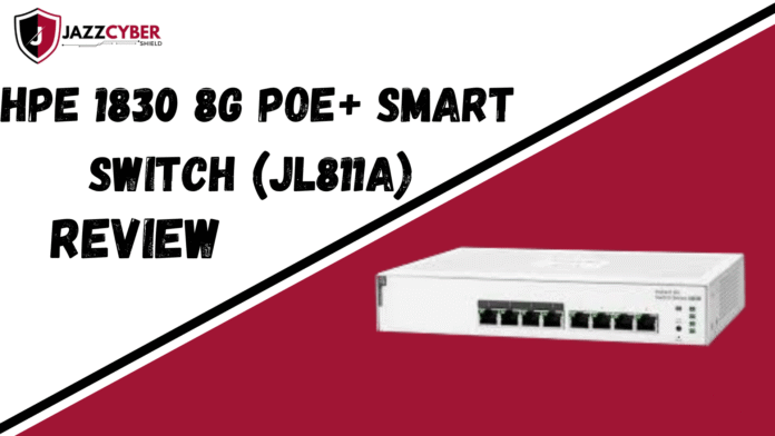 HPE 1830 8G PoE+ Smart Switch JL811A for small business Gigabit Ethernet connectivity