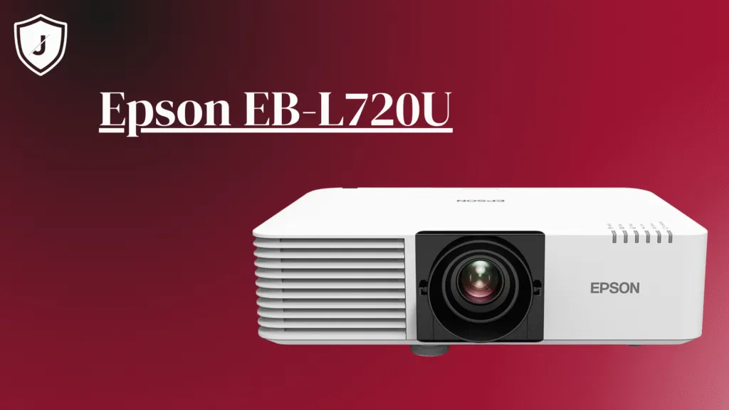 Epson EB-L720U laser projector showcasing superior brightness, clarity, and display quality for classrooms and businesses
