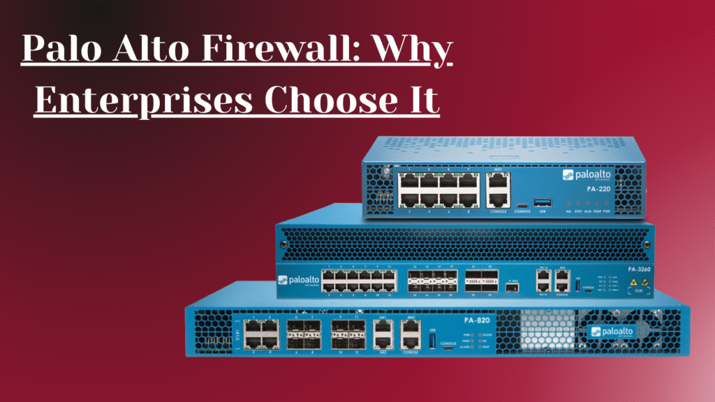 Palo Alto firewall in enterprise data center with advanced threat prevention.