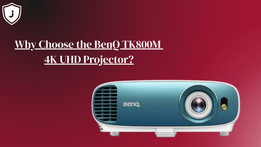 BenQ TK800M 4K UHD projector with bright display for home theater and sports