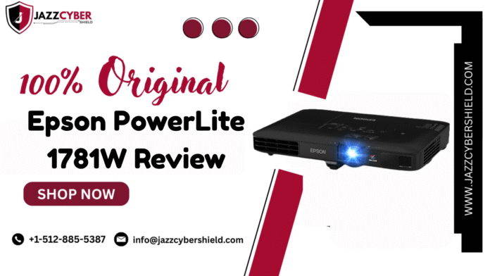 Epson PowerLite 1781W WXGA 3LCD Portable Projector with 3,200 lumens, Wi-Fi, HDMI, and VGA connectivity