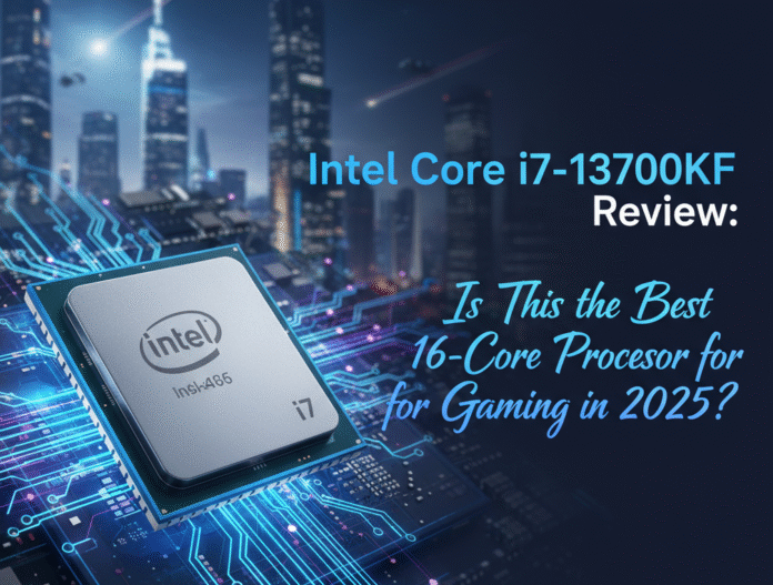 Intel Core i7-13700KF 16-core gaming processor 2025 review with Raptor Lake architecture