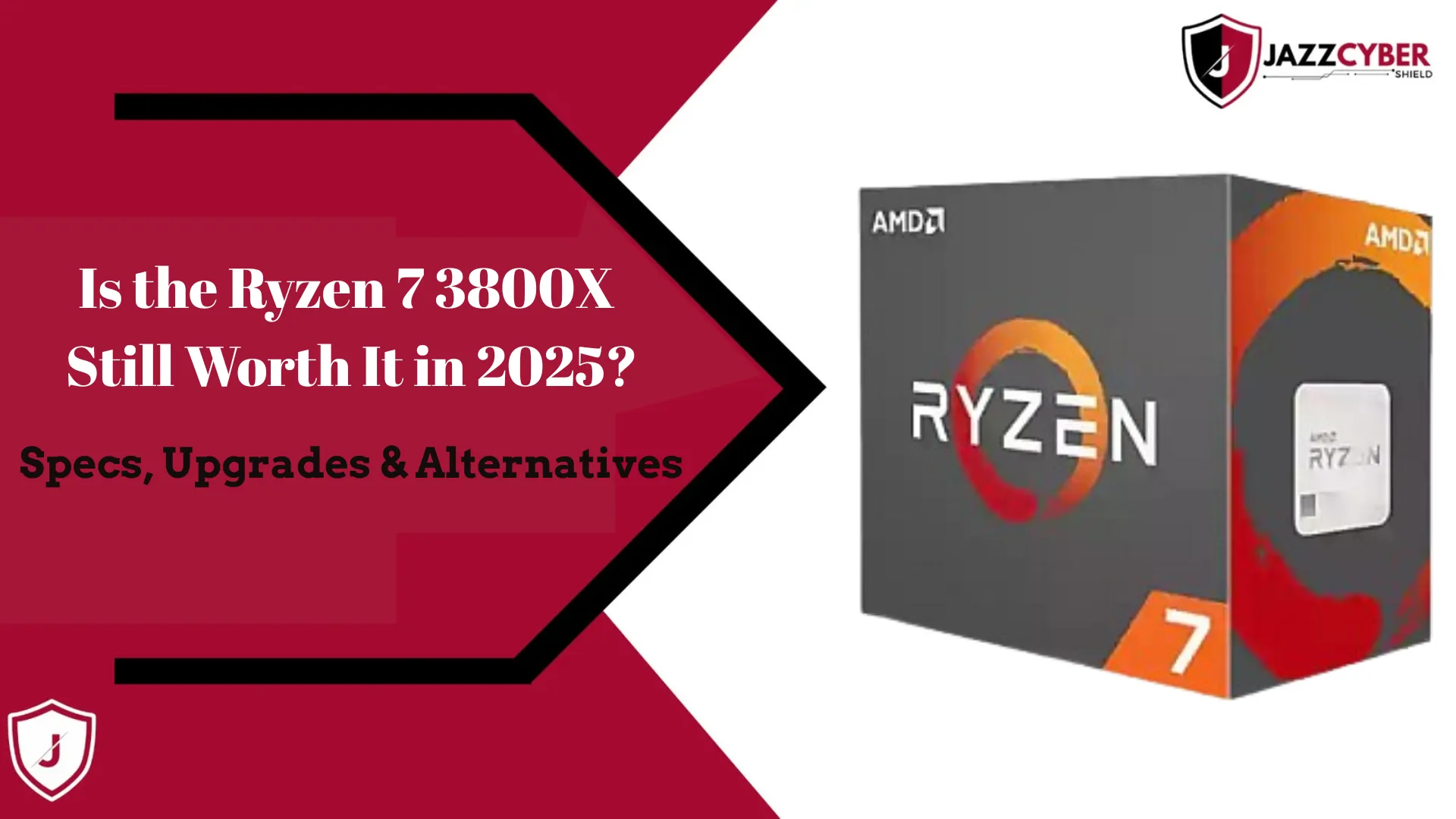 Ryzen 7 3800X desktop processor on AM4 motherboard