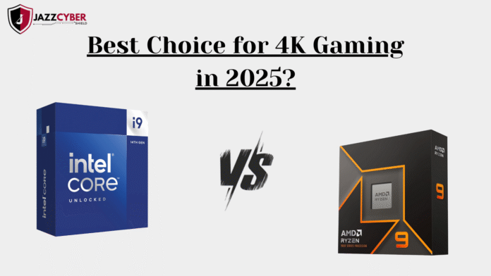 Ryzen 9 9900X vs i9-14900K comparison for best 4K gaming CPU in 2025
