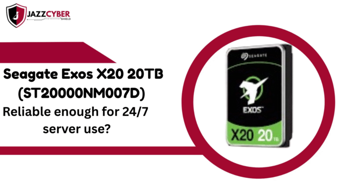 Seagate Exos X20 20TB (ST20000NM007D) Enterprise Hard Drive for 24/7 Server Use