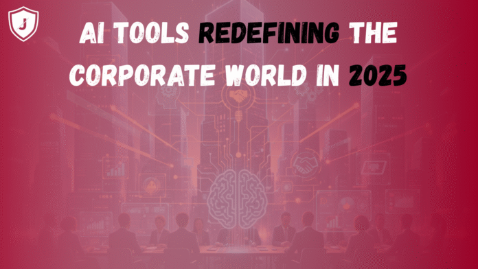 AI-powered business tools in 2025 transforming corporate strategy, automation, and cybersecurity with Jazz Cyber Shield.