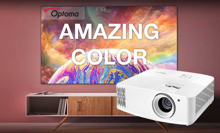 Projector picture quality and color performance for gaming and home cinema