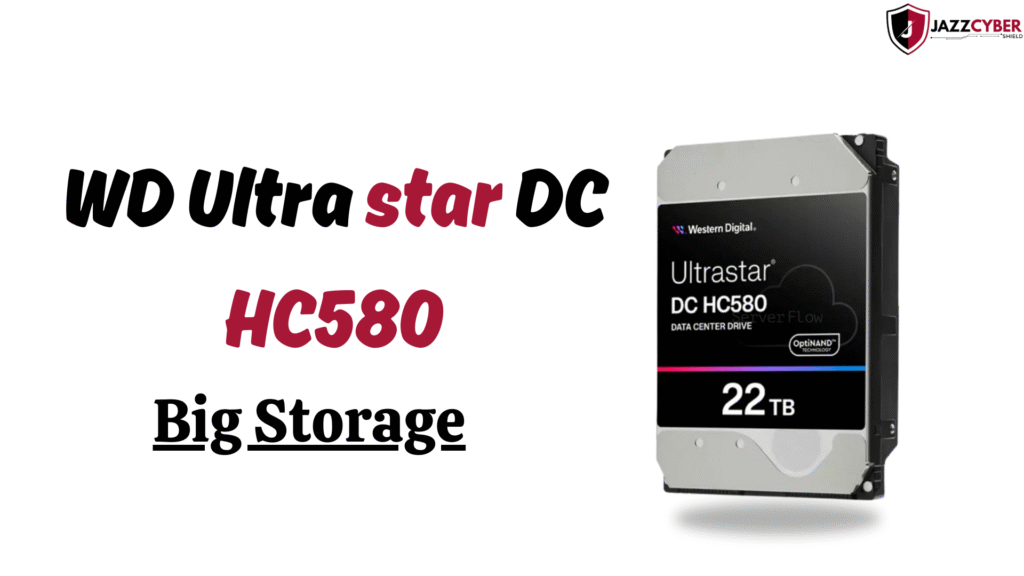 WD Ultrastar DC HC580 24TB enterprise hard drive designed for high-capacity data center storage.