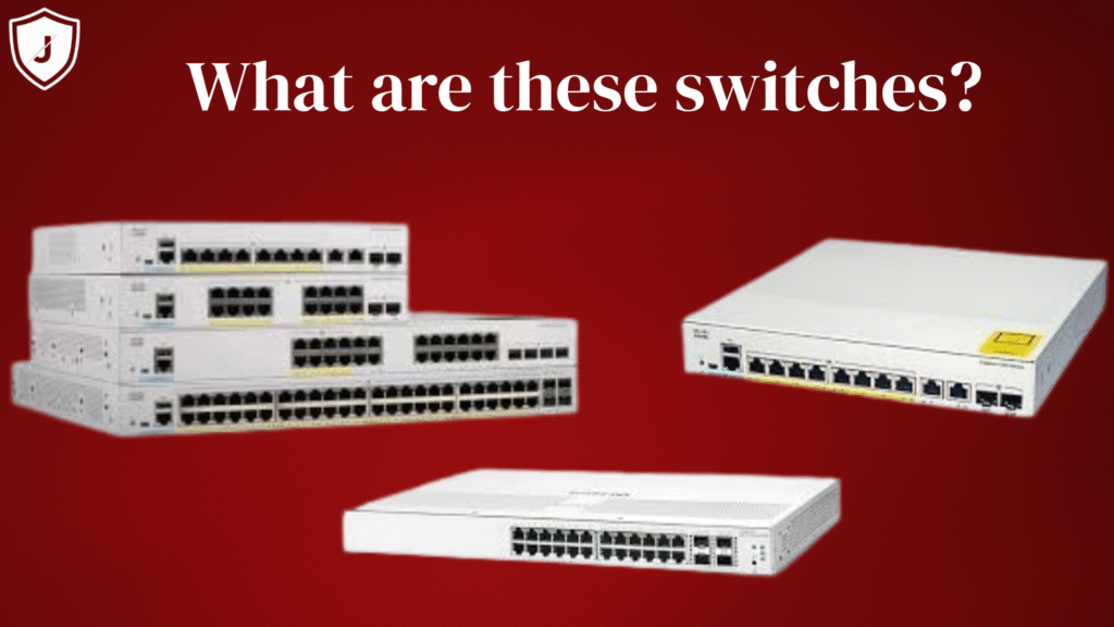 Overview of Cisco Catalyst 1000 and Aruba Instant On 1930 managed switches for small business networks in 2025.