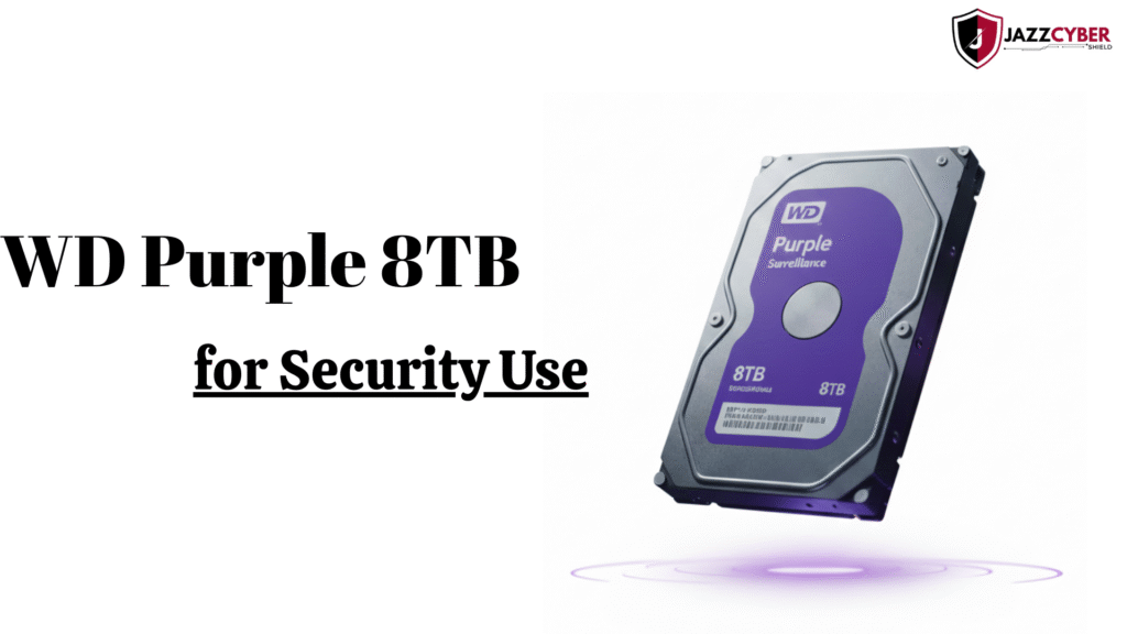 WD Purple 8TB Surveillance HDD highlighting features and reliability for 24/7 security systems