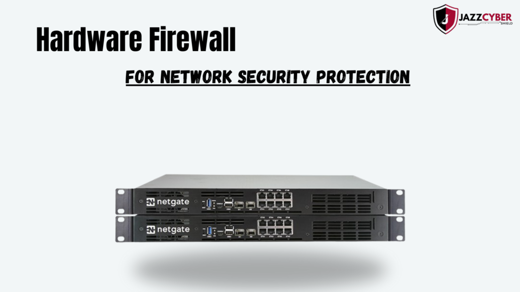 Hardware firewall device protecting a business network from cyber threats