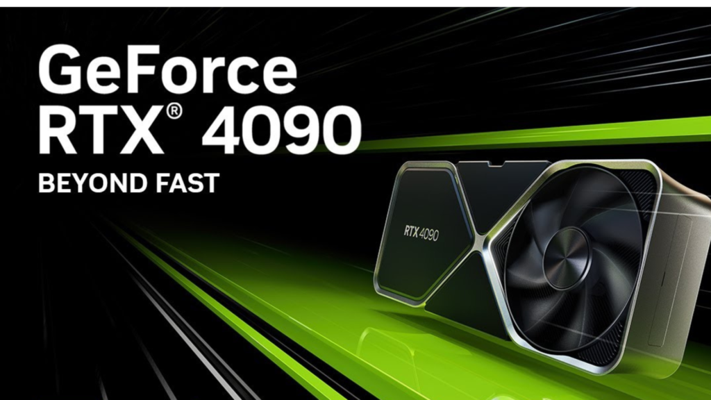NVIDIA GeForce RTX 5090 series graphics card delivering extreme 4K gaming, AI acceleration, and professional content creation performance