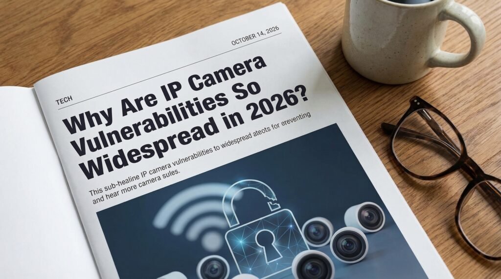 Magazine article showing why IP camera vulnerabilities are widespread in 2026 – Jazz Cyber Shield
