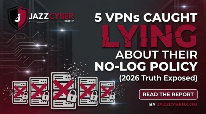 A professional cybersecurity banner for Jazz Cyber Shield titled 