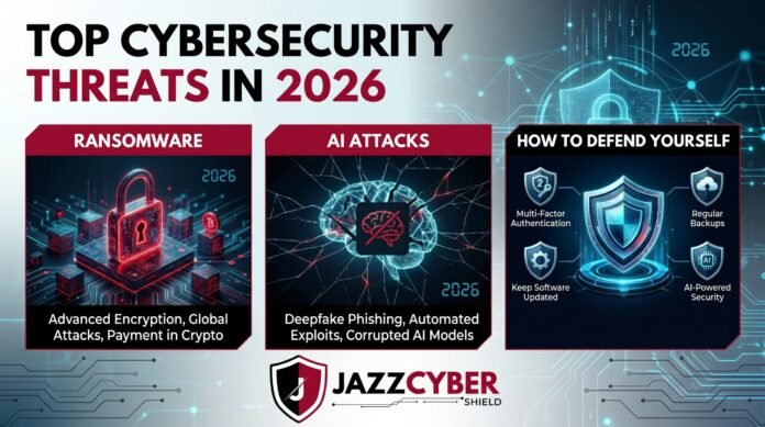 Cybersecurity threats 2026 — ransomware, AI attacks, zero-days and deepfakes