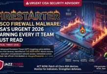 Firestarter Cisco Firewall Malware: CISA’s Urgent 2026 Warning Every IT Team Must Read Firestarter Cisco firewall malware warning from CISA showing compromised ASA Firepower device