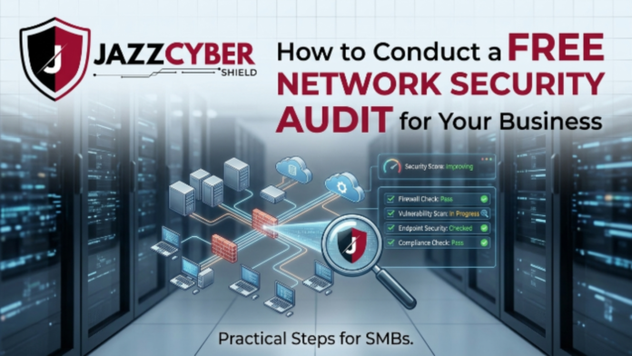 Free network security audit step-by-step guide for small businesses in 2026 — Jazz Cyber Shield