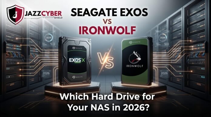 Seagate NAS hard drive comparison — Exos vs IronWolf for home and business use in 2026