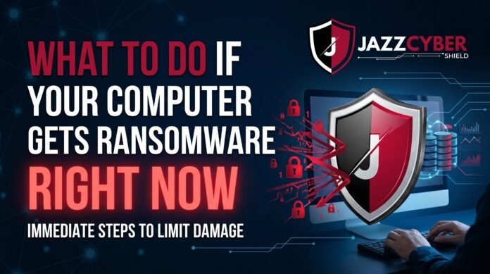 Computer ransomware attack response steps — what to do immediately when ransomware hits in 2026