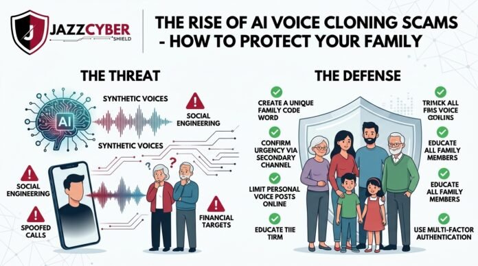 AI voice cloning scams 2026 — how to protect your family from deepfake phone fraud