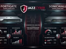 FortiGate 60F vs SonicWall TZ370 firewall comparison for small business 2026
