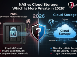 NAS vs cloud storage privacy comparison 2026 — which is safer for your data