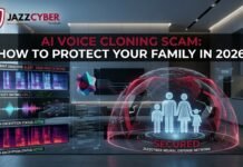 AI Voice Cloning Scam: How to Protect Your Family in 2026 AI voice cloning scam warning shown on a smartphone call screen