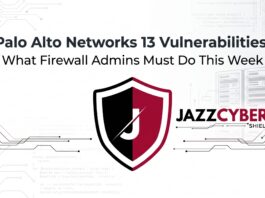 Palo Alto Networks vulnerabilities alert dashboard showing critical firewall patch warning