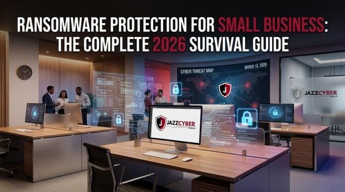 ransomware protection for small business dashboard warning