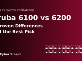 Aruba 6100 vs 6200 switch comparison featured image by Jazz Cyber Shield