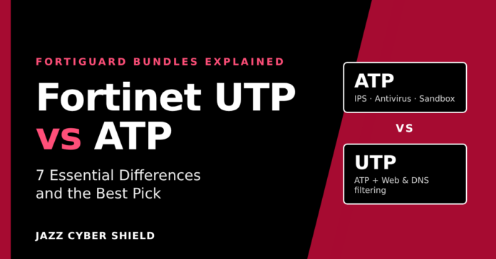 Fortinet UTP vs ATP: 7 Essential Differences and the Best Bundle for Your Office