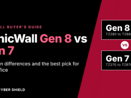 SonicWall Gen 8 vs Gen 7 firewall comparison for small business offices