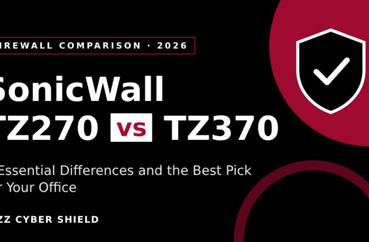 SonicWall TZ270 vs TZ370 firewall comparison for small business offices